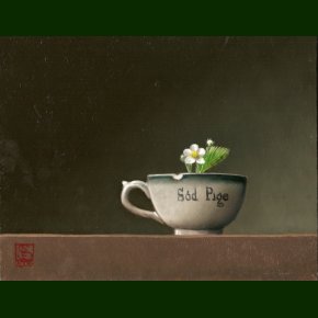 Jordbrblomster i gammel kop