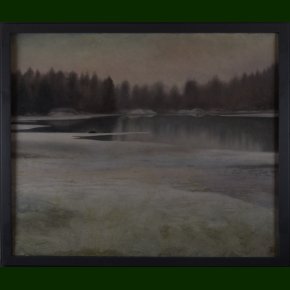 Vintermorgen ved Ronnebyen 