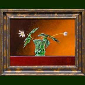 Anemoner i et grnt glas