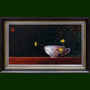 Vorterod i musselmalet kop